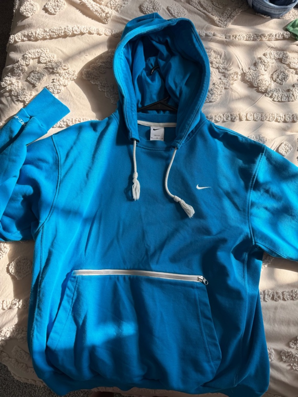 Nike Bright Turquoise Dri-FIT Crew with White Label